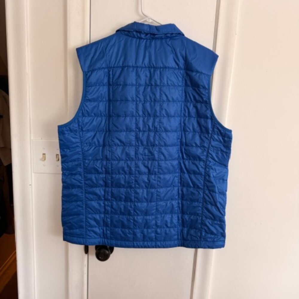 LL Bean Primaloft Packaway Vest Mens Large Sapphire Blue Lightweight Outdoor - Picture 5 of 7